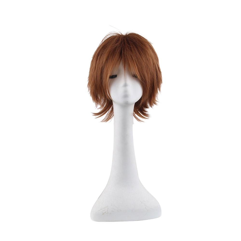 Ron Weasley Cosplay Wig Brown Short High Temperature Silk Harry Potter Hair for Men Women Halloween Party Costume Accessories