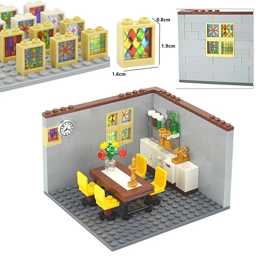 Крупные Фигурные Кирпичики Leduo 98283 15533 DIY 1x2 1x3 1x4 1+2 Точки Строительные Модули Образовательный Инструмент Наборы для Строительства Дома Игра