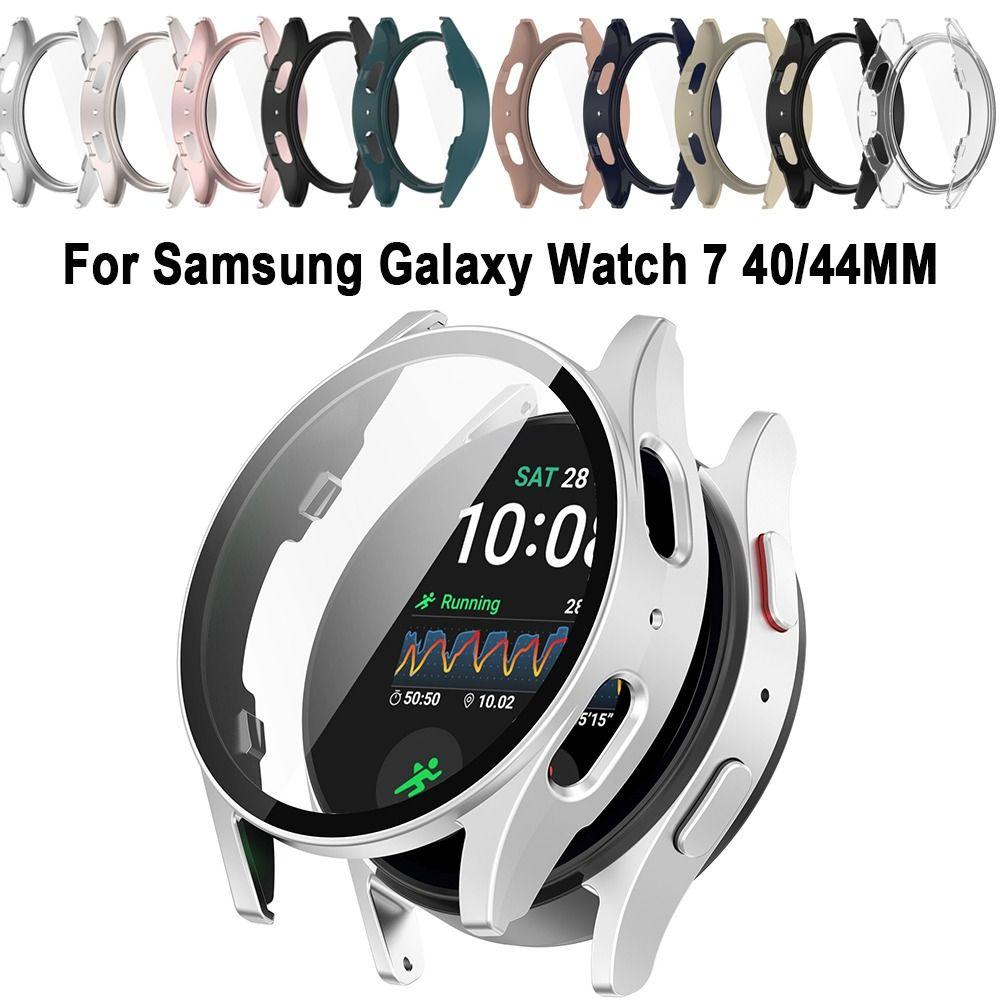 PC+закаленный защитный чехол с защитой от царапин для Samsung Galaxy Watch 7 40/44MM