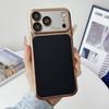 Для MagSafe 6D Покрытие Мягкий ТПУ Искусственная Кожа Чехол для Телефона Для iPhone 17 Pro Max 15 14 13 16 Pro Max Ударопрочный Задний Чехол