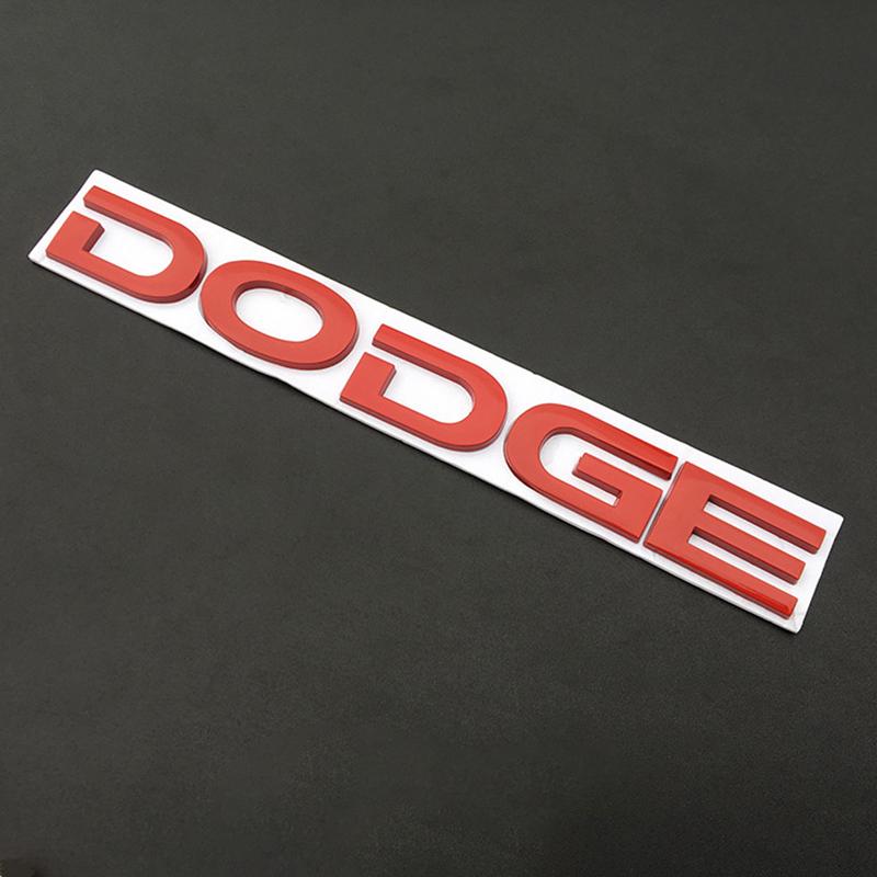 Alloy Spliting Letter Rear Tail Emblem Cover Sticker for Dodge Durango Journey Charger Jcuv Caliber Challenger Nitro Caravan U111
