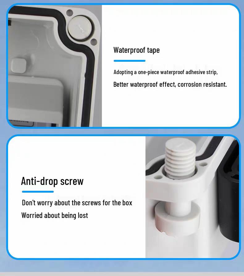 Qingze Outdoor Waterproof Industrial Socket Bag - Mobile Plastic Distribution Box for Maintenance