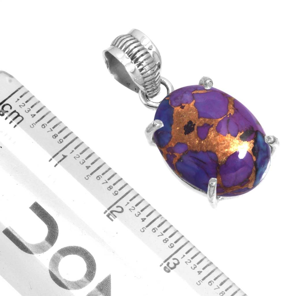 Подвеска из стерлингового серебра 925 пробы, женская бижутерия с драгоценными камнями, подарок на день дружбы, сине-зеленый, фиолетовый, медный, бирюзовый, жемчужный, лазурит, перламутр