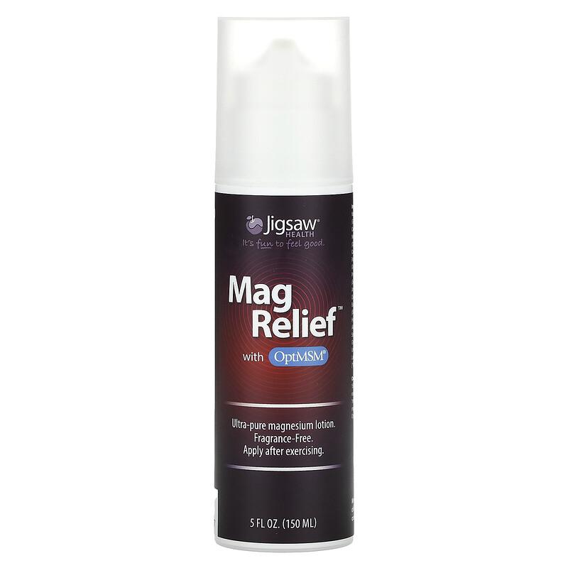 Mag Relief with OptiMSM, Fragrance-Free, 5 fl oz (150 ml)