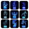 Spider-man 3d Led Night Light Modern Home Bedroom Decoration With Remote Control
