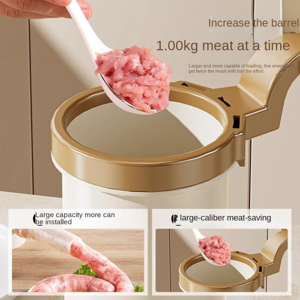 Sausage Filler Sausage Maker Heavy Duty Fast Meat Filling Machine Manual  Sausage Stuffer  Cooks