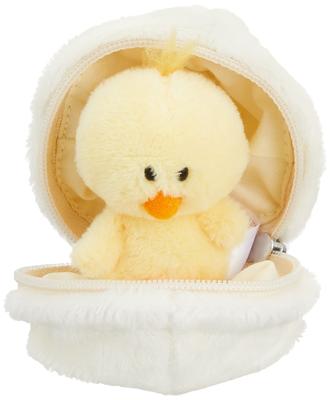 Брелок NICI BB Egg + Chick 7 см плюшевый пуф-мешок мини-размера
