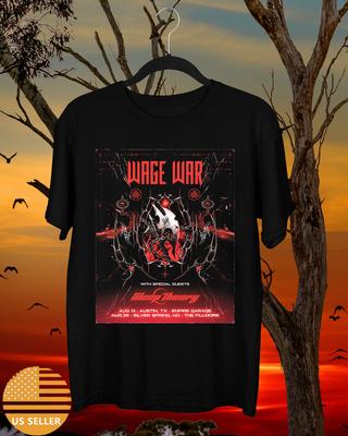 Футболка унисекс Sleep Theory Band On Tour With Wage War, полный размер S-5XL