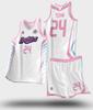 Digital printing basketball jersey set men's and women's game sports jersey training camp team full body printing personalized jersey customization