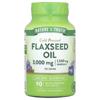 Льняное масло, Холодного отжима, 3000 мг, 90 быстрорастворимых мягких капсул (1000 мг на мягкую капсулу)