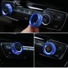 Car Air Conditioning Knobs Audio Circle Trim Fit For BMW F30 F34 F20 F21 F46 X1 F48 X2 F47 F32 F33 F36 1 2 3 Series