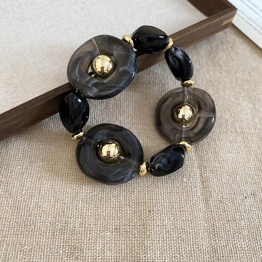 Европейское Ретро Геометрическое Бусины Нержавеющая Сталь Чокер Ожерелье