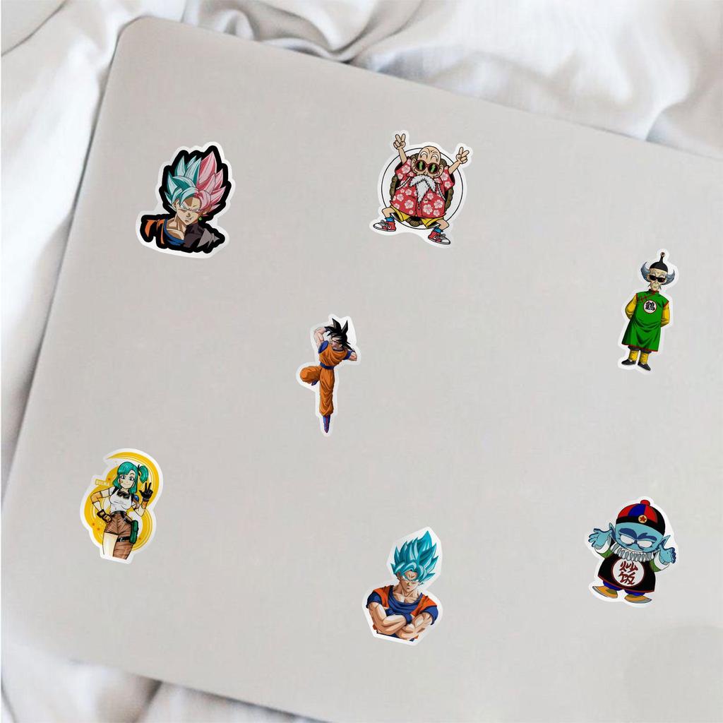 50 шт. аниме наклейки для рук, шлем, скейтборд, водонепроницаемый DIY Dragon Ball, набор наклеек, милый чехол для ноутбука, кожаный чехол для телефона