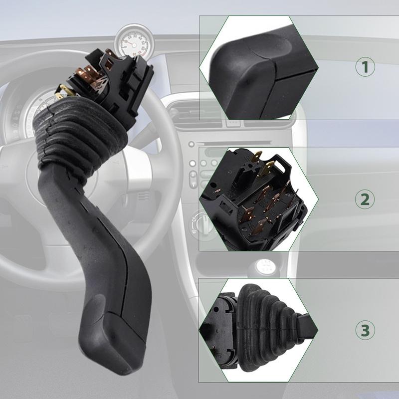 Windshield Wiper Column Combo Switch 1241131 90243394 For Opel Agila 1991-2009 Left Hand Drive
