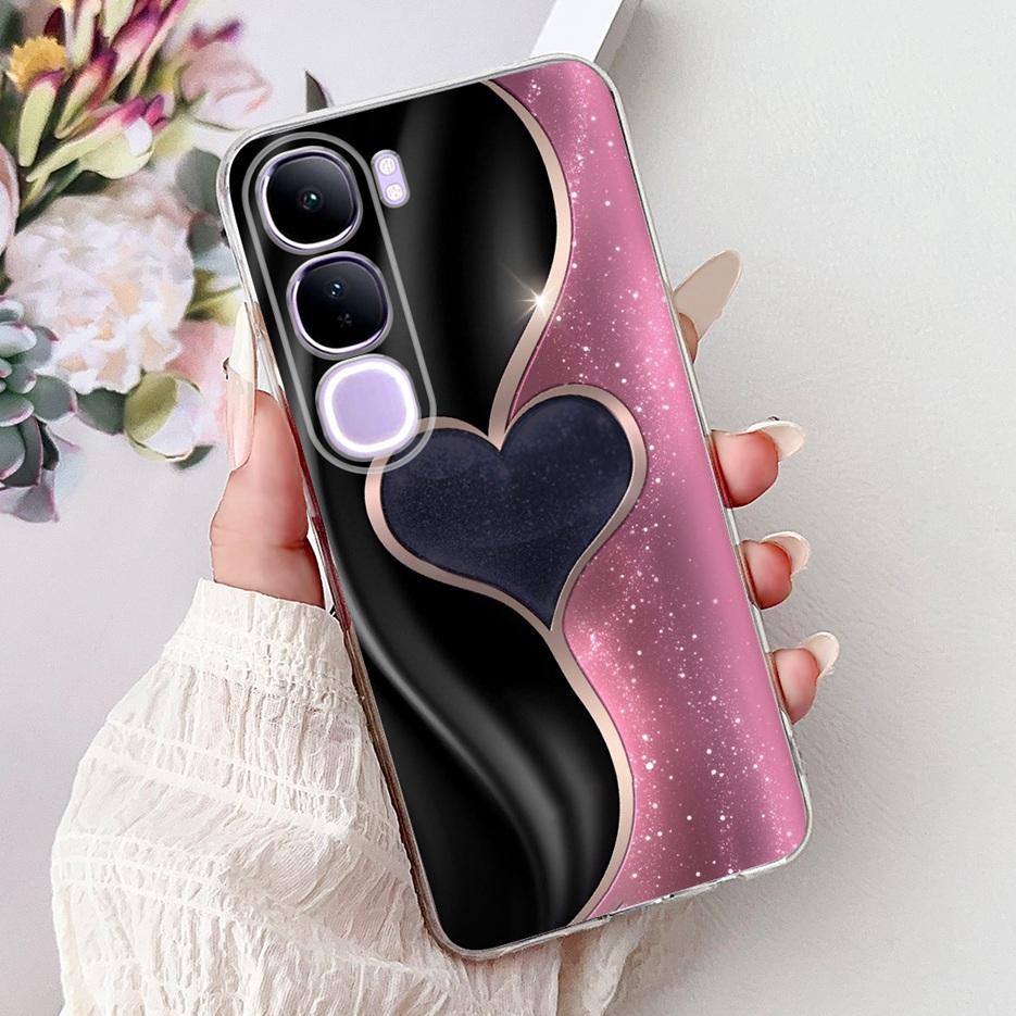 For Vivo Y200 5G Case Vivo V40 Lite Beautiful Butterfly Painted Cover Soft Slim Phone Case For Vivo Y300 Y 200 V40Lite 5G Bumper