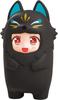 Nendoroid More Kigurumi Face Parts Case Plastic Painted Complete Figure [Black Fox] Non-scale