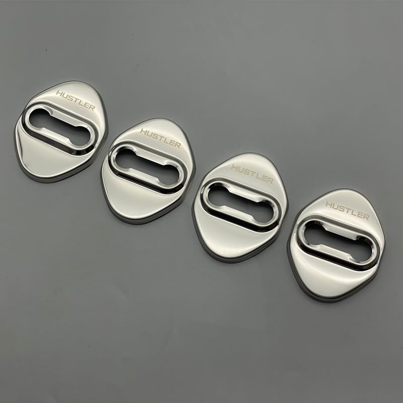 OKAYOHINN Suzuki Hustler Hustler Striker Cover Door Lock Cover Plated Accessories Interior Parts Stainless Steel 4PCSHustler MR31SMR41SMR52SMR92S