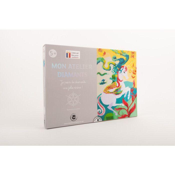 Activités créatives - Sirène - Diamants à coller - Rose - Pour enfants - Mixte
