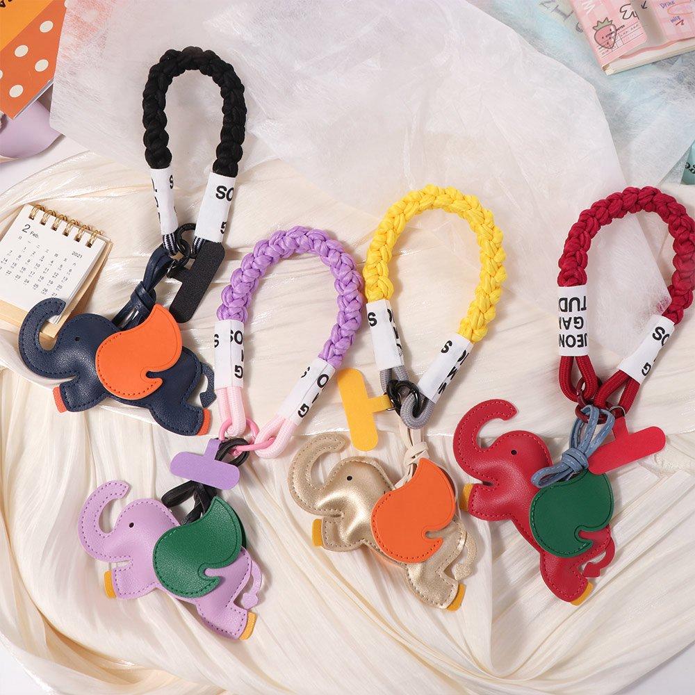 Flying Wings Leather Keychain PU Leather Key Chain Holder Decoration Bag Charm  For Women