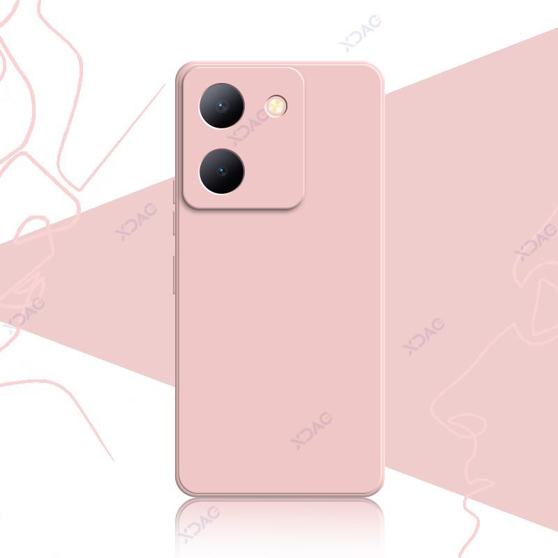 Роскошные квадратные жидкие силиконовые чехлы для VIVO Y36 V2247 4G V2248 5G 6.64" VIVOY36 360 мягкие чехлы для телефонов водонепроницаемые сумки