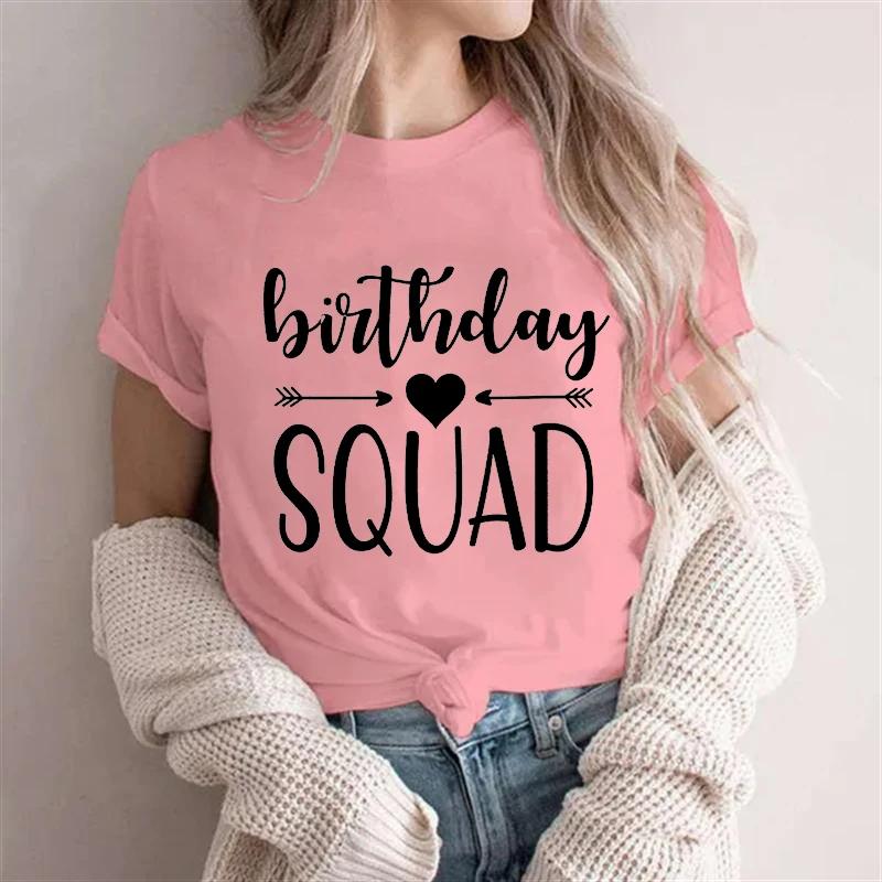 Это мой день рождения футболка друзья девушки день рождения команда экипаж вечеринка группа футболка 2024 Y2k смешные графические топы женская одежда
