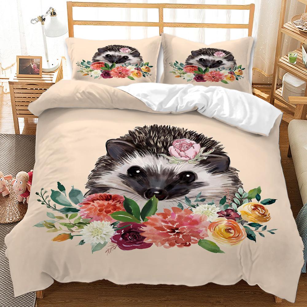 3D Digital Printing Kit Garland Wind Bed Three-Piece Four-Piece Set