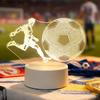 Creative 3D Football Night Light - Desktop, Bedroom Atmosphere, Room Decoration, Novelty, Sports Enthusiast Gift