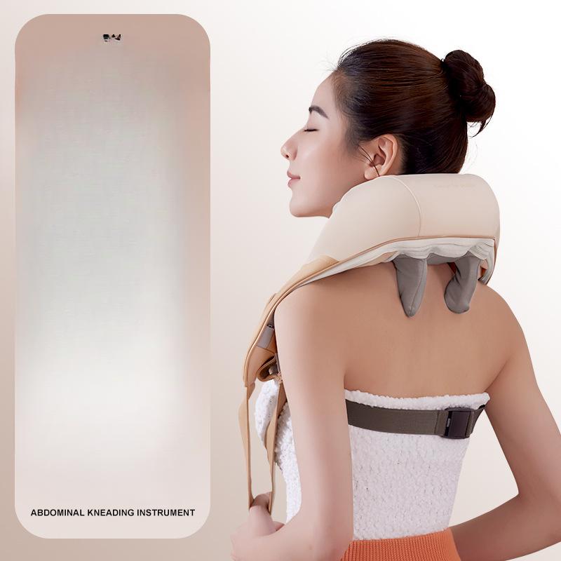 Cervical Massage Machine Multi Functional Neck and Shoulder Heat Apply Neck Pinch and Knead Clover Trapezius Muscle Shoulder and Neck Massager