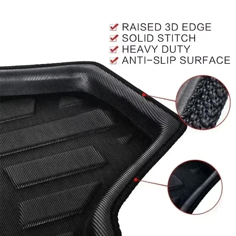 For Ford Kuga Escape MK3 2019 2020 2021 2022 2023 2024 Car Rear Trunk Mat Luggage Liner Tray Waterproof Floor Pad Auto Parts