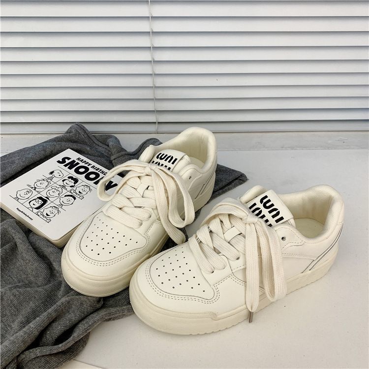 Дофаминовые нишевые туфли-хлеб женские на платформе новые летние универсальные женские туфли повседневные туфли для скейтборда