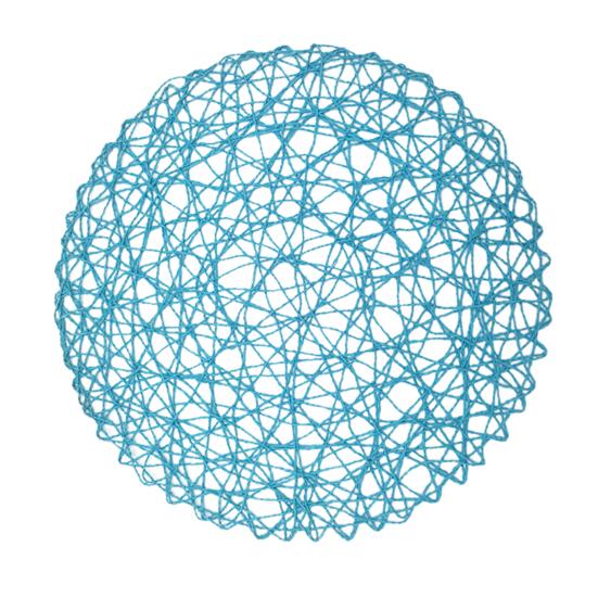 Table Mat Environmentally Friendly for Home Round Non-Slip Heat Insulation Round Coaster Stylish Anti-slip Tight Woven CLE