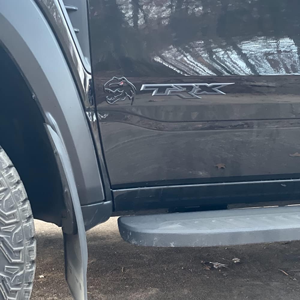 Пара красных глаз динозавра металлический значок для Dodge RAM TRX 1500 2500 3500 Charger Challenger
