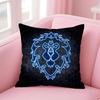 Fashion WWorld Of Warcraft WWOW Cushion Cover Pillowcase Short Plush Invisible zipper Room Sofa Cushion Cover