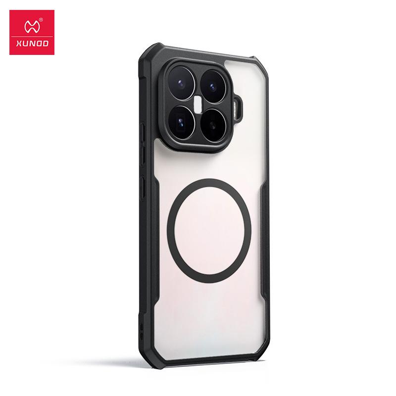 Чехол для Xiaomi 17T Pro Чехол для Xiaomi 17T XUNDD Ударопрочный Защитный Чехол С Магнитным Кольцом Матовый Прозрачный Чехол для Телефона