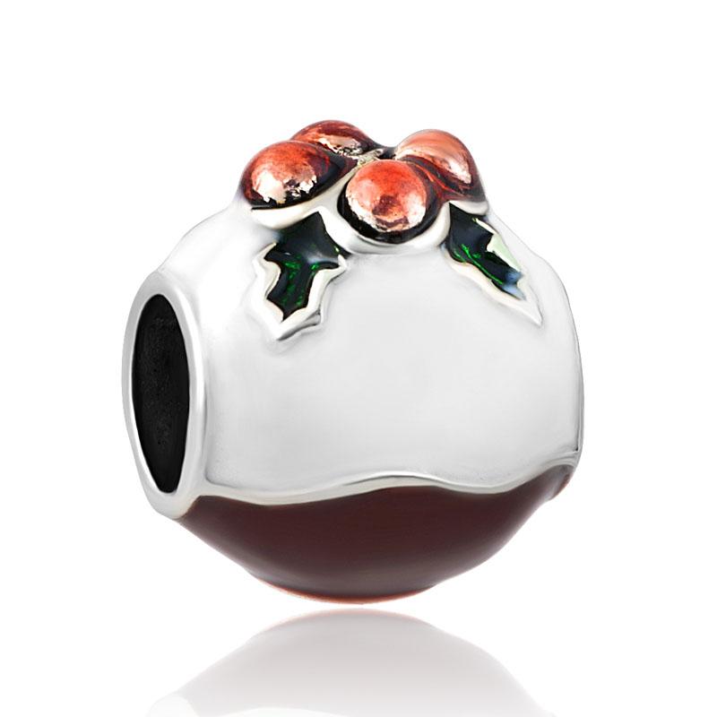 Медь Рождественская Серия Бусина Санта Клаус Подарок Лось Шармы Подходят Женские Украшения Фестиваль День Рождения Сделай Сам Браслет