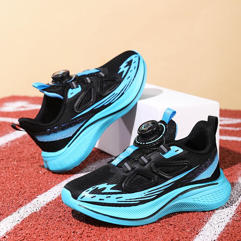 Kids Double Mesh Sport Shoes Sizes 28-40 Breathable Casual Sneakers