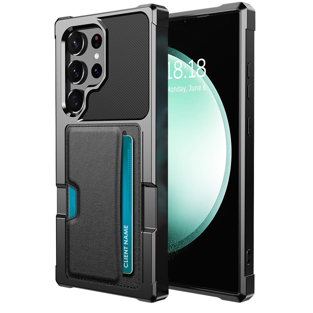 Модный чехол-держатель для карт для Samsung S25 Ultra для Samsung Galaxy S25 Ultra S22 Plus S23 FE S21 S24 Противоударная сумка для телефона