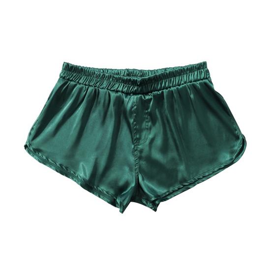 Мужские шорты с эластичной талией и средней посадкой, однотонные, свободного кроя, повседневные, для домашнего стиля, универсальные, для дома