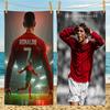 C-Криштиану Р-Роналду C-CR7 Плед из микрофибры Быстросохнущие пляжные полотенца Большой размер с принтом Супервпитывающее полотенце-плед для бассейна