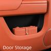 Leather Foldable Car Trash Bin Waterproof Car Backseat Storage Box Vehicle Trash Can  Car Supplies