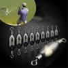 Metal Counterweight Sinkers Swivels Rolling Connector Tackle Accessories Connecting Fishing Tools