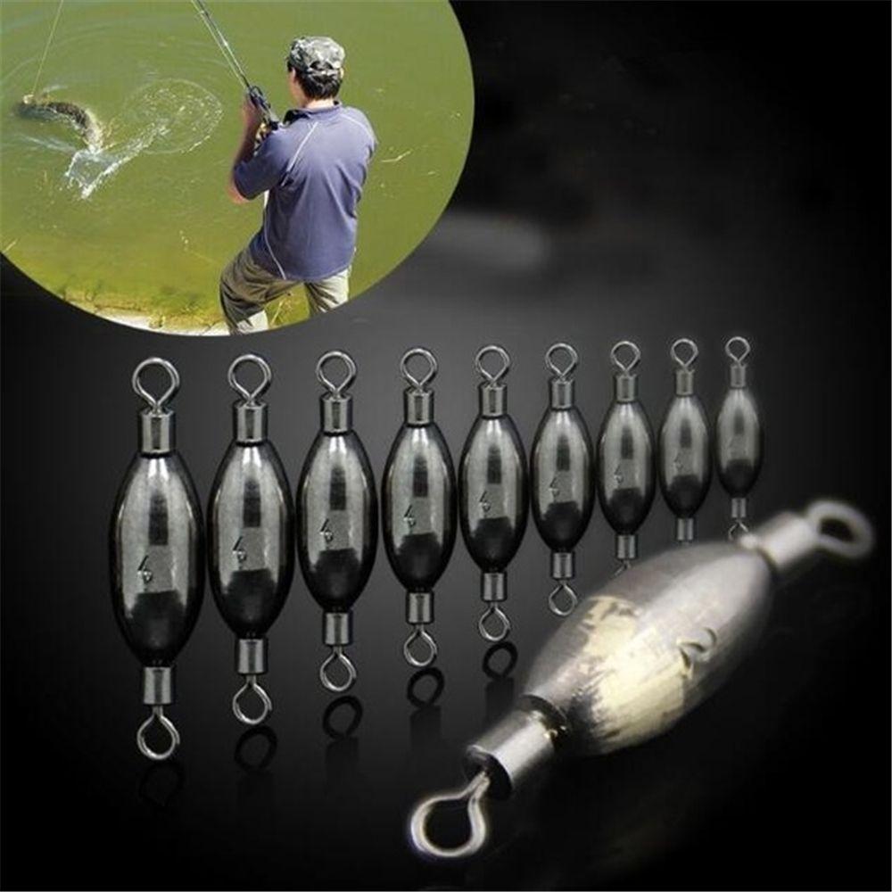 Metal Counterweight Sinkers Swivels Rolling Connector Tackle Accessories Connecting Fishing Tools