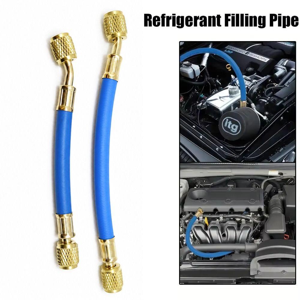 15cm20cm Coolant Refill Tool 1/4in SAE Coupler Tool Auto Condensation Hoses