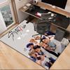 K-pop Stars In Urban Vibes Office Rug Chair Mat, Game Carpet, Suitable for Front Door, Bedroom, Living Room, Desk, Holiday Gift