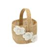 2pcs Lace Bowknot Flower Girl Basket Retro Candy Gift Bag  Wedding Ceremony Party Decoration