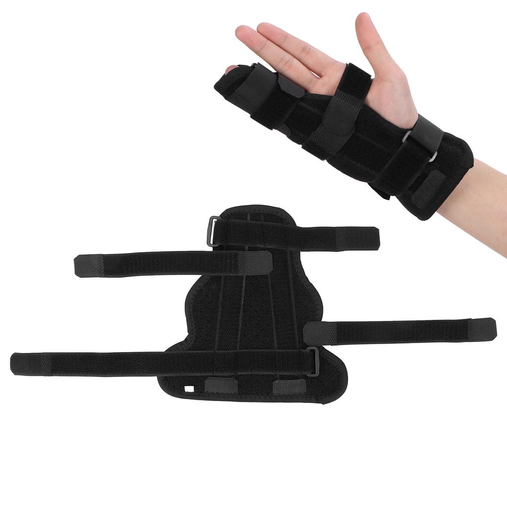Finger Brace Adjustable Splint Comfortable Hand Support Breathable Relief Stabilizer for Broken FingersL