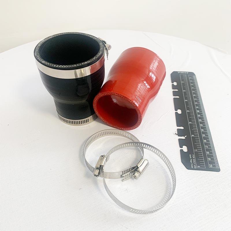 76mm Length 1PC Universal Silicone Tubing Hose Straight Big To Small Car Intercooler Turbo Intake Pipe Connector Coolant Tube