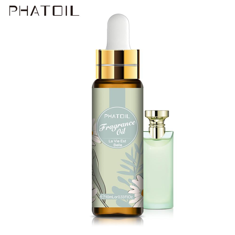 PHATOIL 10 мл ароматическое масло с капельницей Натуральное эфирное масло для изготовления свечей, мыла, парфюмерии, диффузор свежести воздуха, уход за кожей, массажное масло для тела