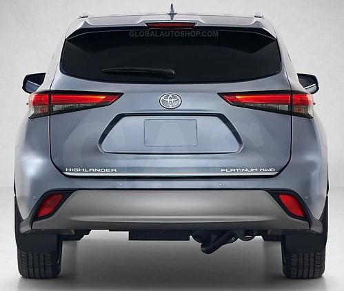Toyota Highlander 2020+ CHROME TRIM FOR HOOD