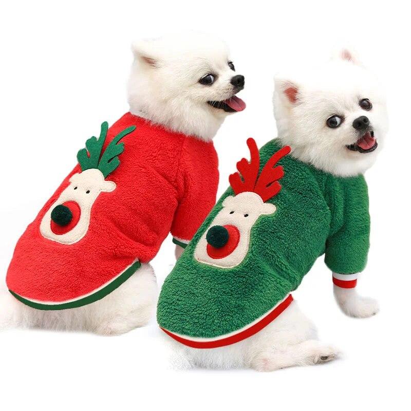 Christmas Puppy Dogs Clothes Pet Clothing For Small Medium Dogs Coats Dog Costume Chihuahua Yorkies Outfit Roupinha De Cachorro